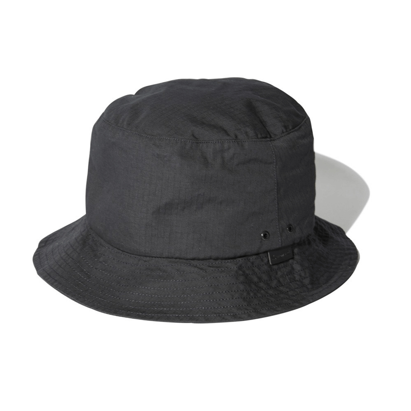 snowpeak TAKIBI Light Ripstop Hat漁夫帽 黑  AC-23SU00600BK