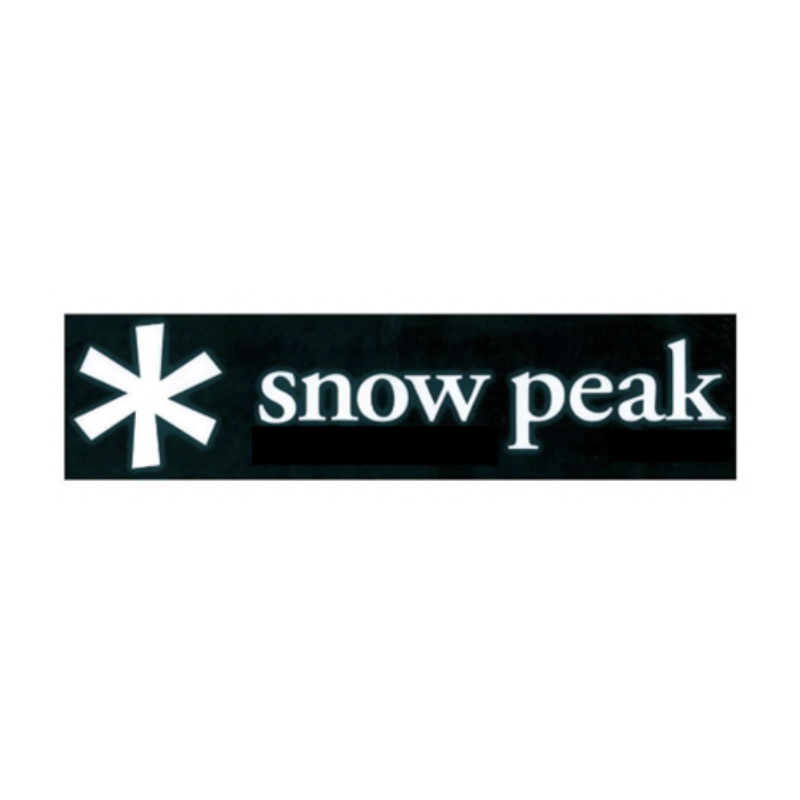 snowpeak 雪峰標誌圖案貼紙(M) ／ NV-007 (Default)