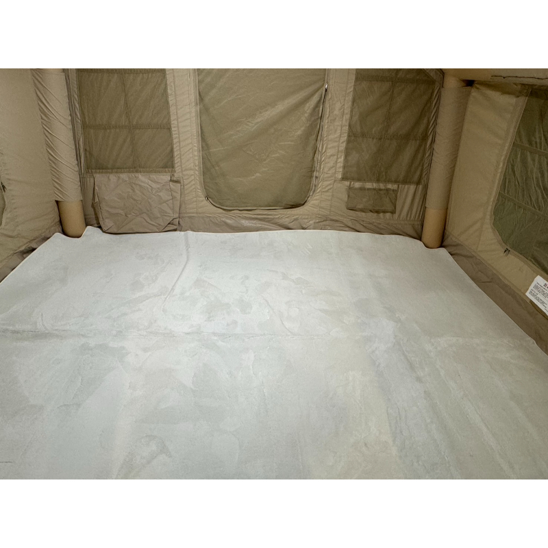 充氣帳專用地毯米白色-8m²地毯