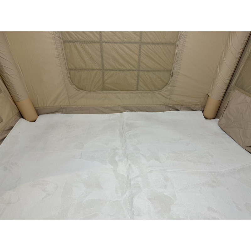 充氣帳專用地毯米白色-8m²地毯