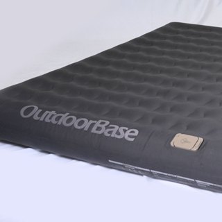 Outdoorbase 歡樂時光頂級M-king充氣床升級版-灰/ OB-24059