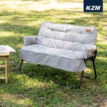 KZM 素面雙人折疊椅專用布套(灰色)  