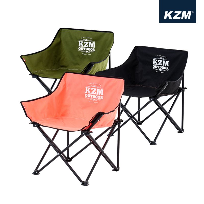 KZM 極簡時尚休閒折疊椅(橄欖綠)
