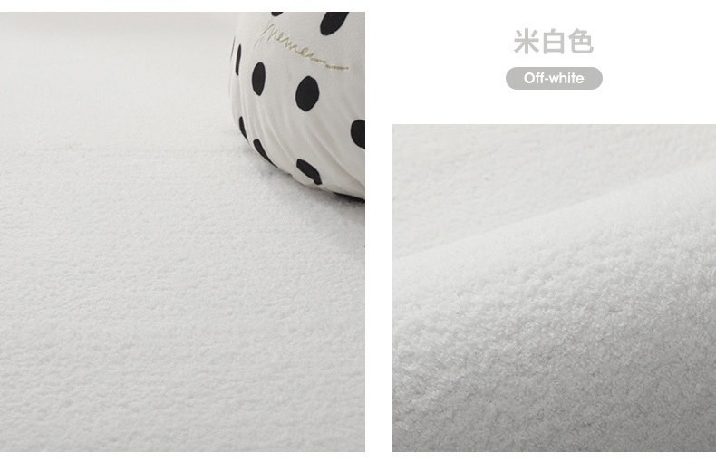 充氣帳專用地毯米白色-17.2m²寢室地毯