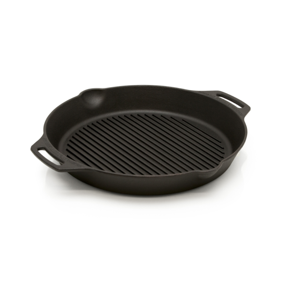 Petromax 雙耳條紋鑄鐵煎鍋 30cm Grill Fire Skillet