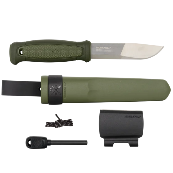 MORAKNIV Kansbol 不鏽鋼直刀(含求生配件) 軍綠 Kansbol with Survival Kit